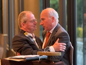 Ambtswissel Rotary Club Gent op 27 juni 2025